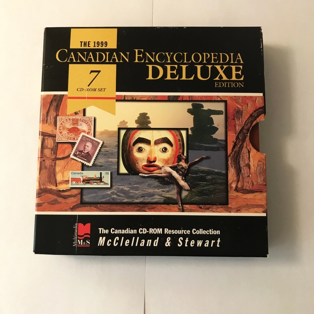 CANADIAN ENCYCLOPEDIA DELUXE EDITION SET OF 7 CDs